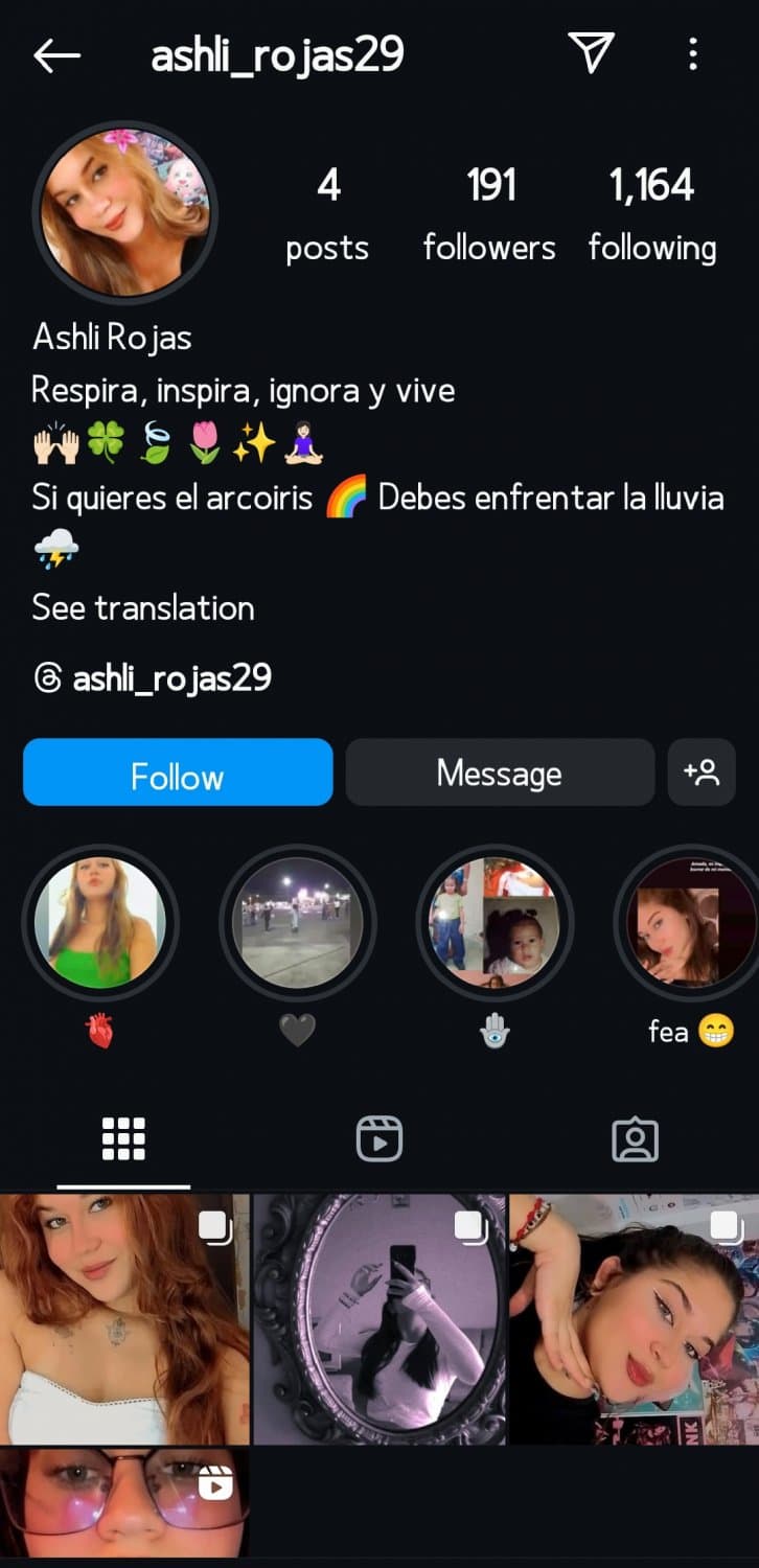 Venezolana Ashli Escalona Rojas