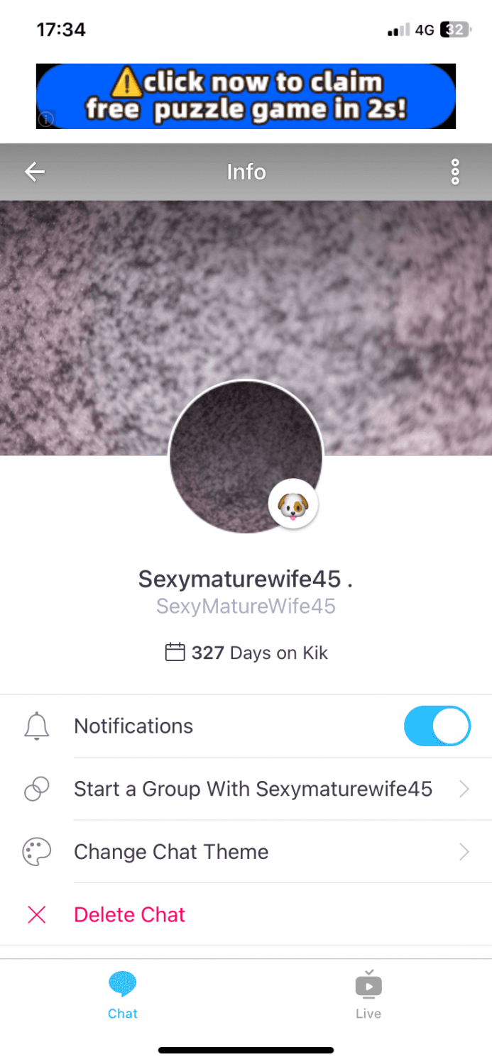 Click to view full size The more you like her the more she sends. Kik her and tell her what you think