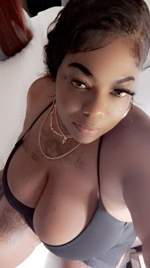 BBW Black Slut Ashley Eats Dick Almost As She Eats Donuts