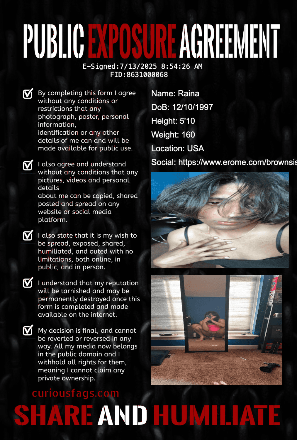 make me regret posting my face and body, pretty pretty please?❤️