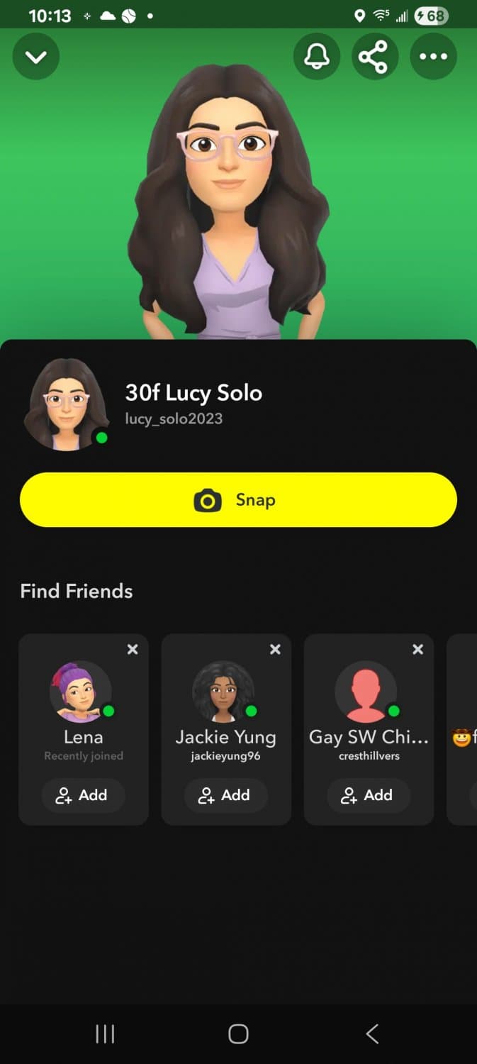 More Lucy she needs nasty comments her snap is in the comments