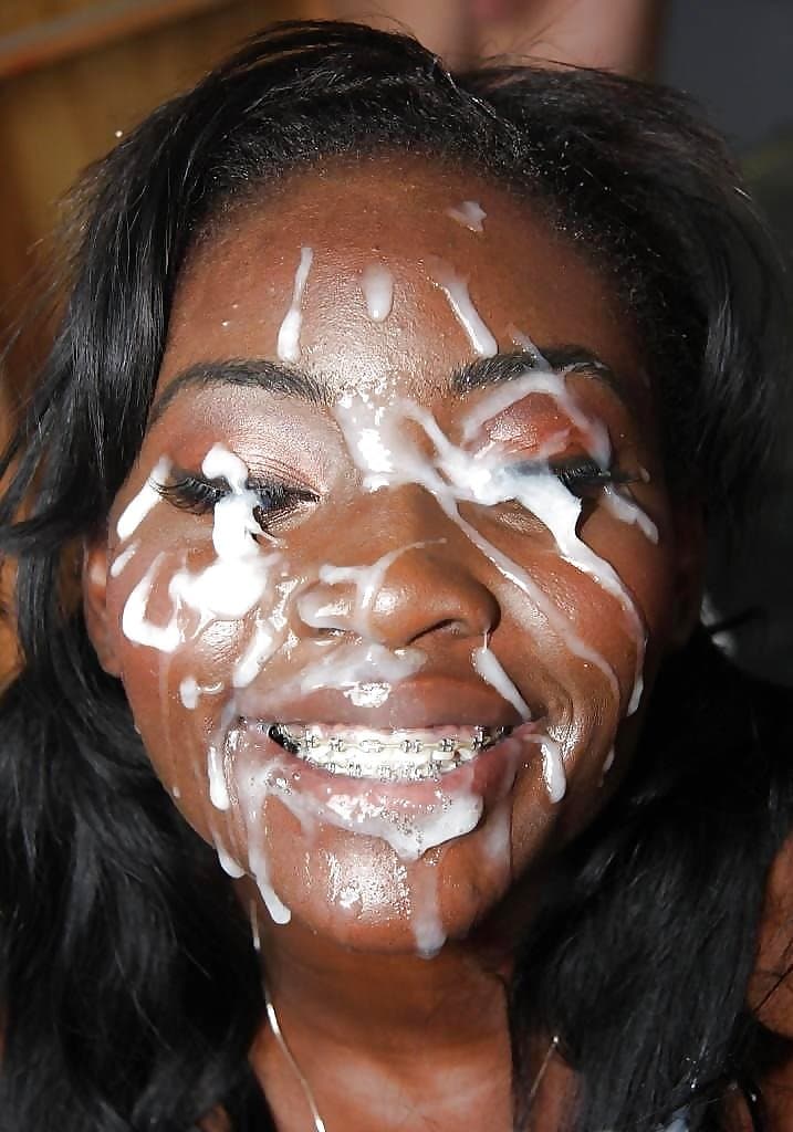 black cum facials