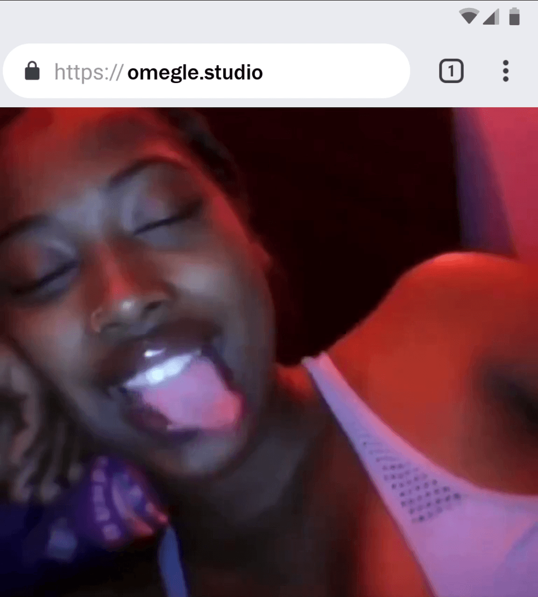 Naughty Ebony Girl Tongue Action – Hot Cam Session