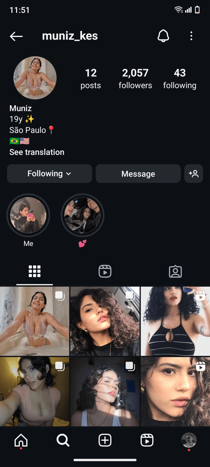 Click to view full size Young Brazilian girl trusted me and send me some of her hot pictures