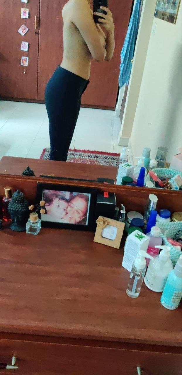 Beautiful Cute Slim Perfect Figure Desi Shy Girlfriend Teasing & Showing What She Can Do