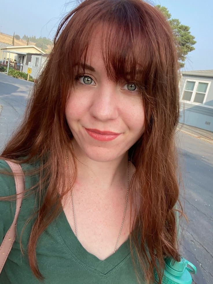 Slutty little white girl touches herself and sucks cock