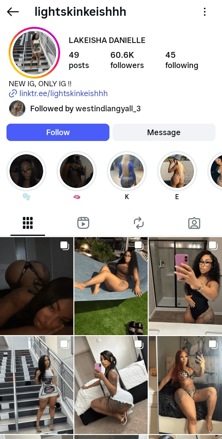 West Orlando Florida ebony freaky thot & influencer lightskinkeishh nudes and pussy play leaked