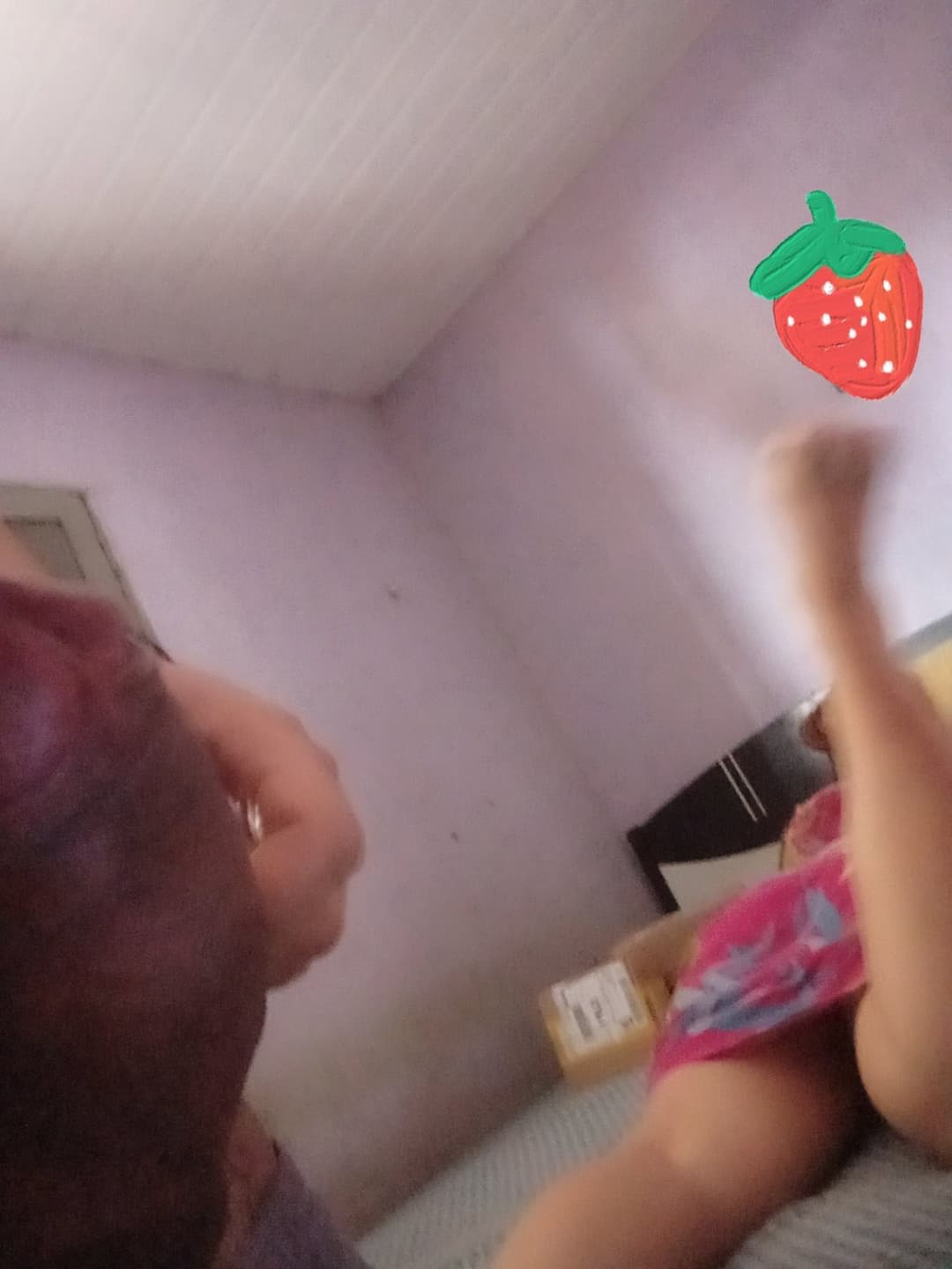 Minha mãe no quarto