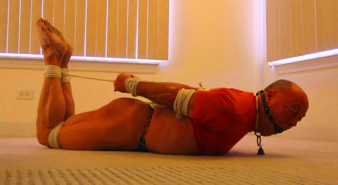 Hogtie Bondage Punishment for an Exhibitionist in a Thong