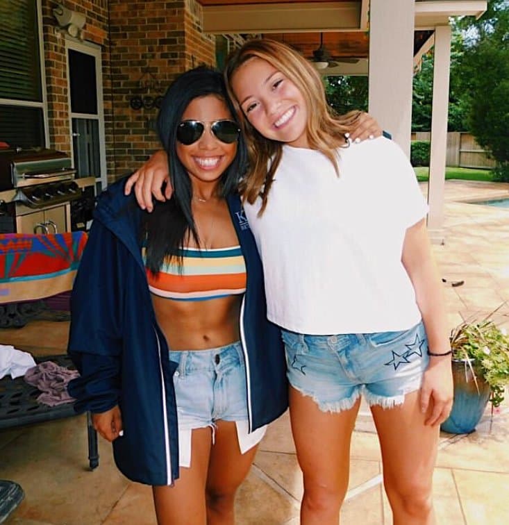 Tight Tiny College Cheerleader Georgie (Bikini)(Uniform)