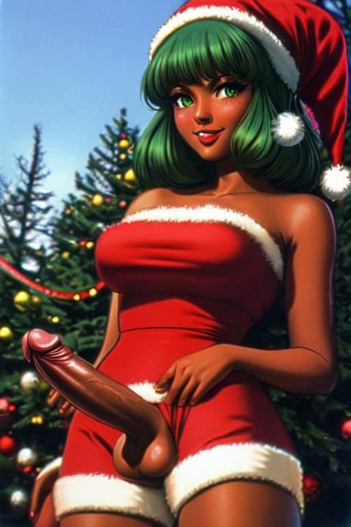Holiday Futanari | My gift from me to you is two albums of AI porn! Happy Holidays!