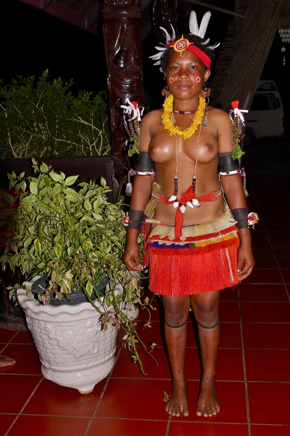 Tribal women celebrate