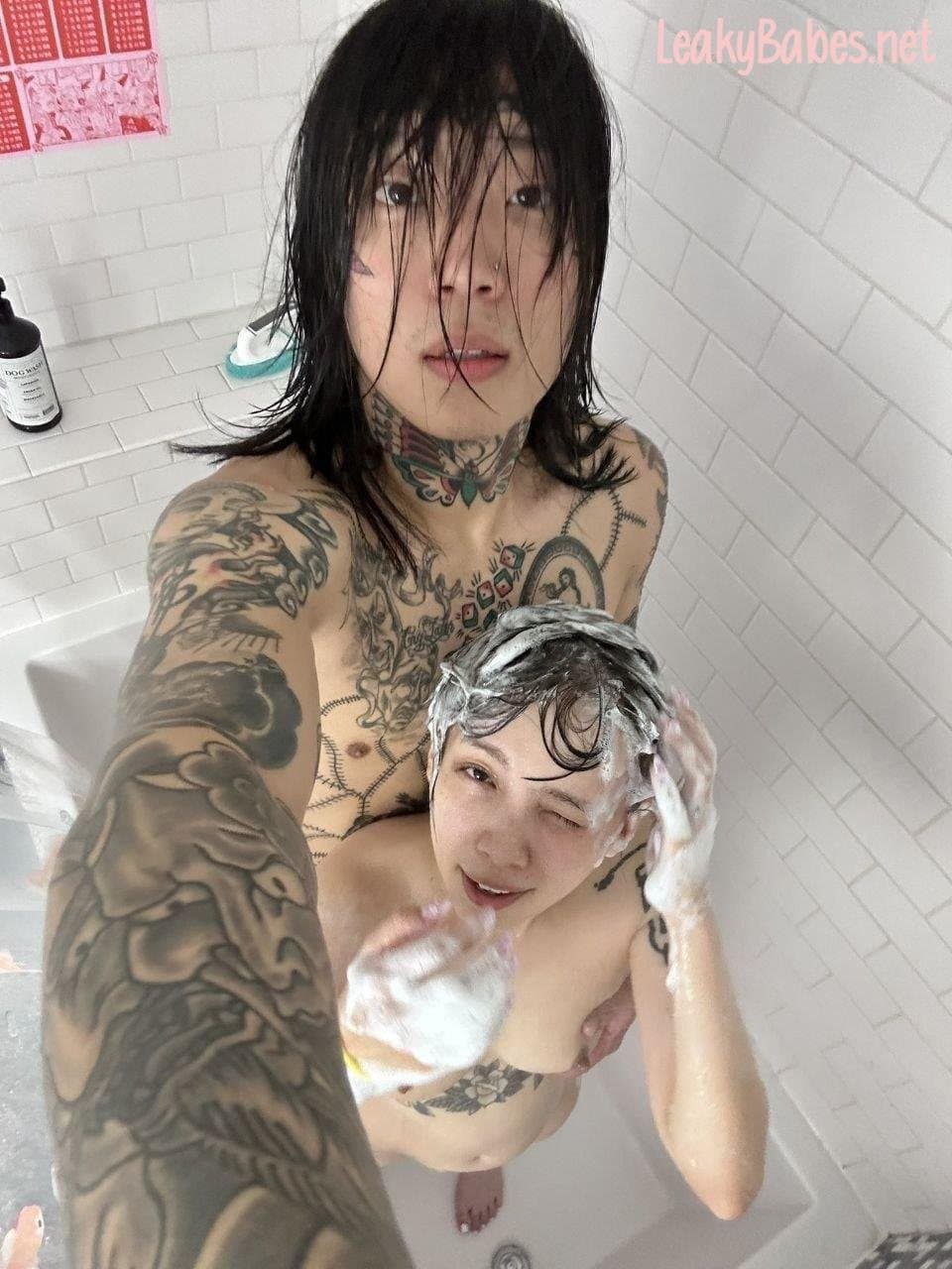 Asian Babe Hot Boobs Blowjob Licking Asshole