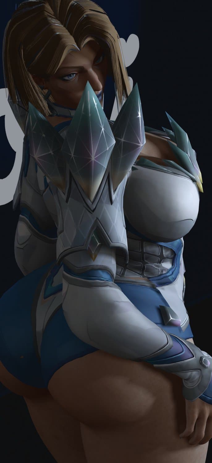 Emma Frost at a shoot. She’ll be really confused when a naked hung black man shows up to the solo.