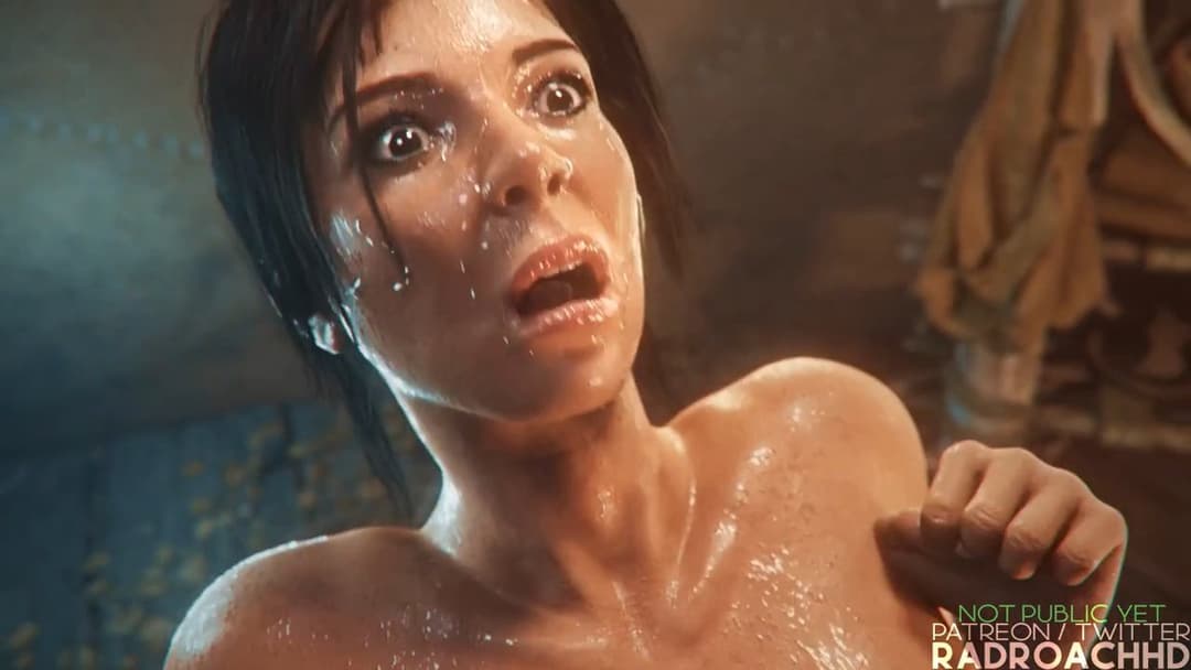 Lara Croft Pawg Womb Raided By Monster Cock
