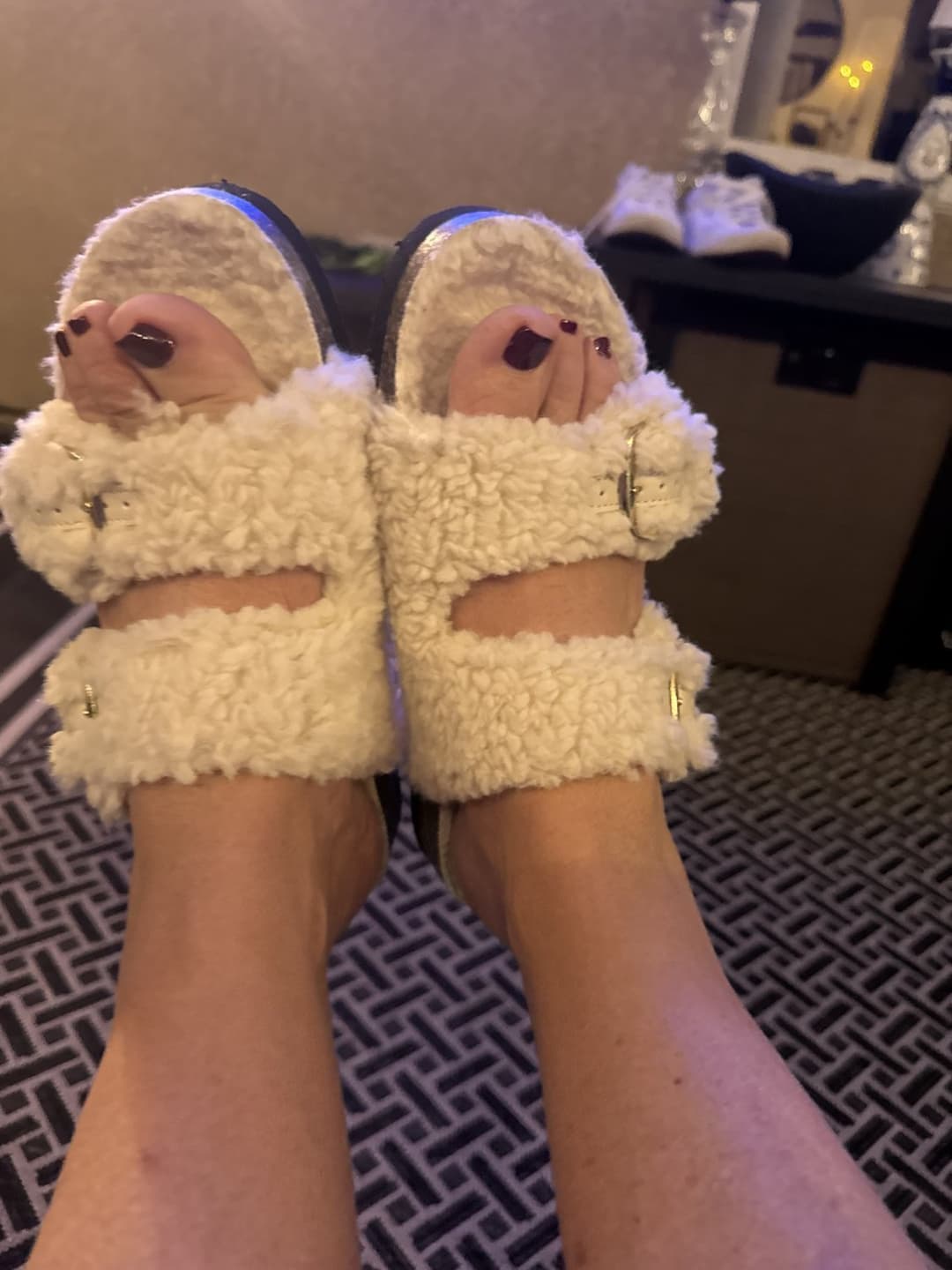 mother in law and feet