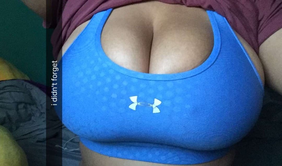 Click to view full size Can’t forget about this nigga with the monster milkers. Completely unaware she’s a webslut