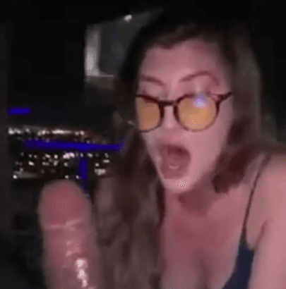 Babe in glasses tries her best to take that monster deep BBC,Deepthroat,Glasses,Interracial