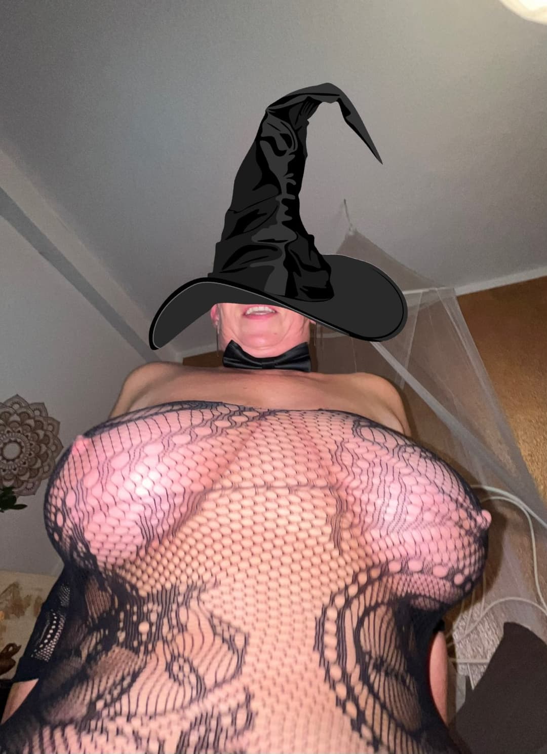 Ride and reverse ride of my big naturals & chubby Mature in bodystockings