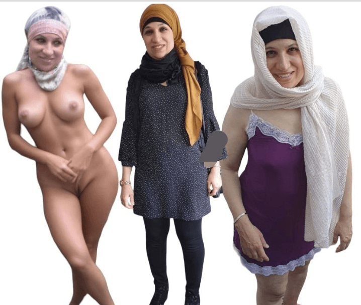 Hijab muslim slut wife