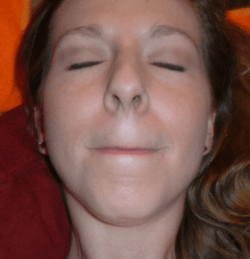 Ohio Cumslut loves hot jizz on he slut face