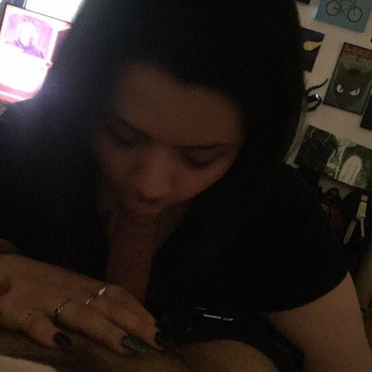 Thick goth whore gets fat pussy and fat ass fucked