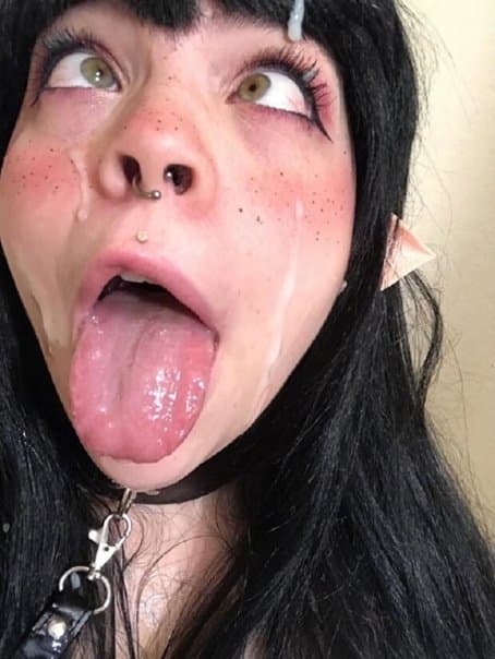 Click to view full size Pretty ahegao sluts