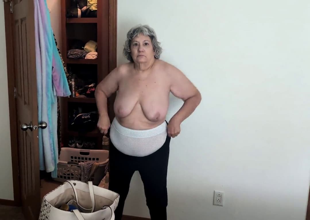 She loves it when I take pictures of her getting dressed or undressing.