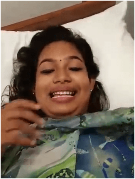 Watch as this beautiful Tamil wife pleasures herself with her fingers and facial expressions