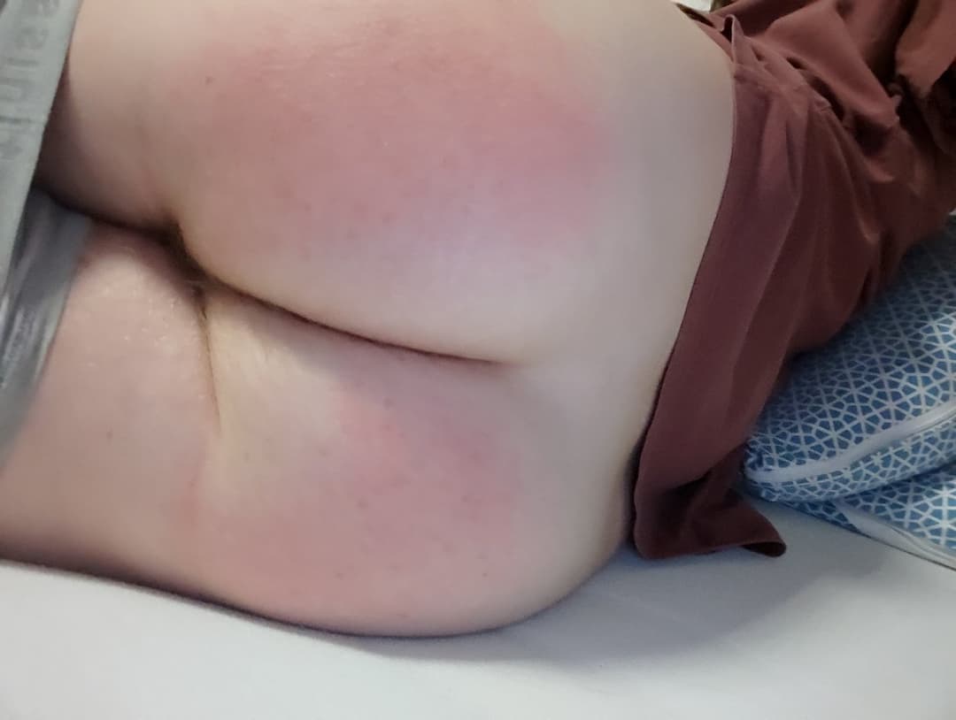 My white ass got spanked.