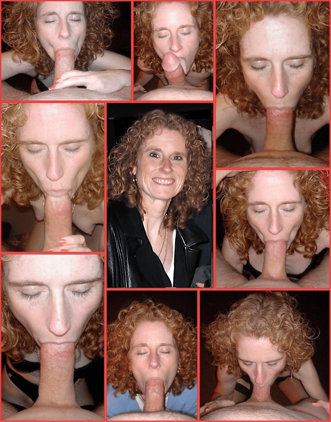 Mature redheads collages