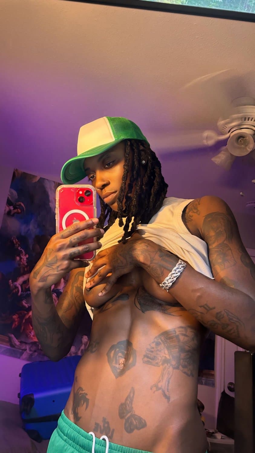 Black dyke stud ebony tomboy Tajee.