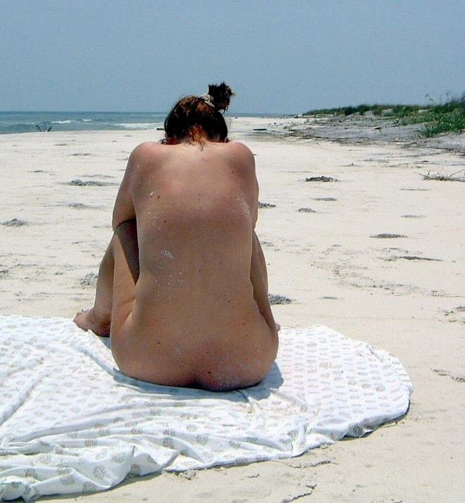 Jill from Iowa Nude on Ship Island