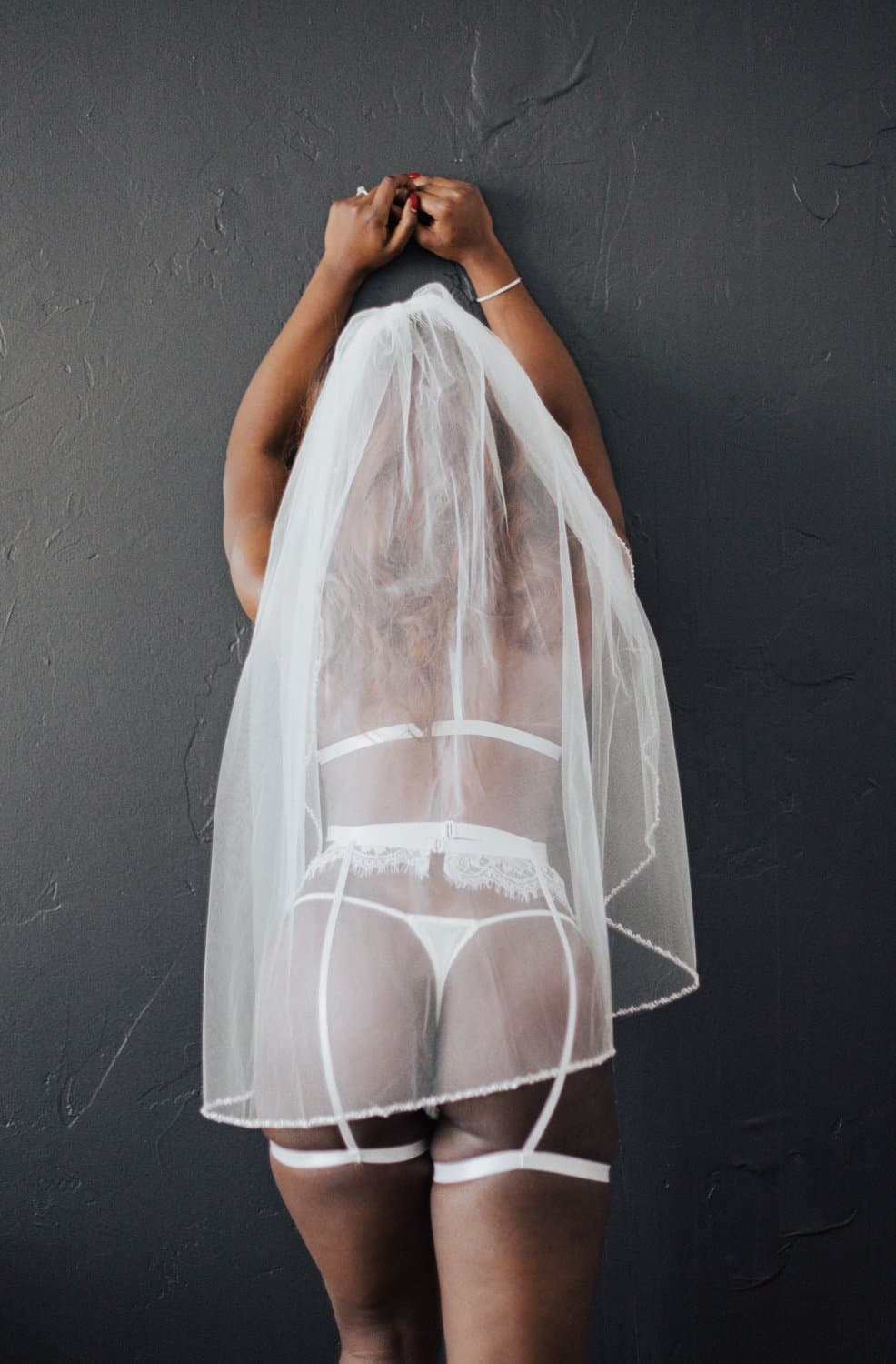 black wife boudoir photo shoot