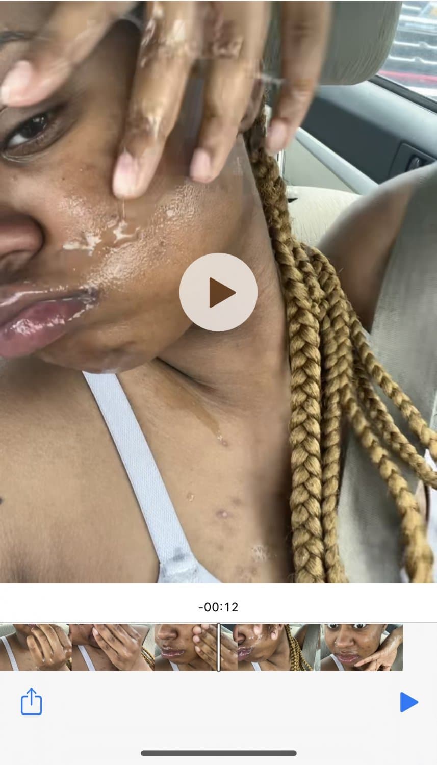Bubbly Detroit thot sloppy throat gagging dick in car