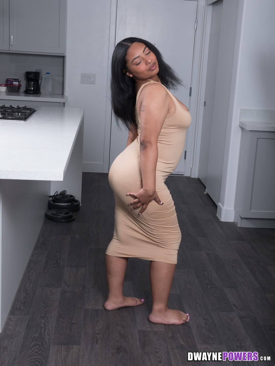 Beautiful Feet of Ebony Girl Hazel Haze