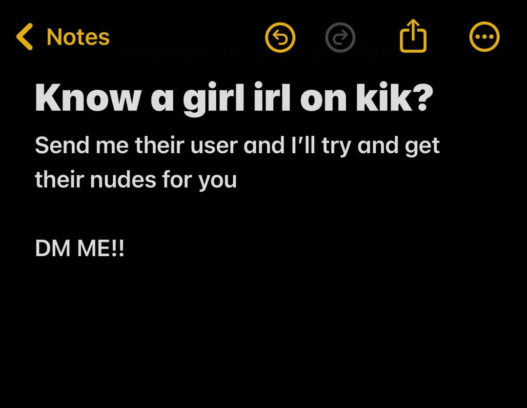 Want nudes from a family member?