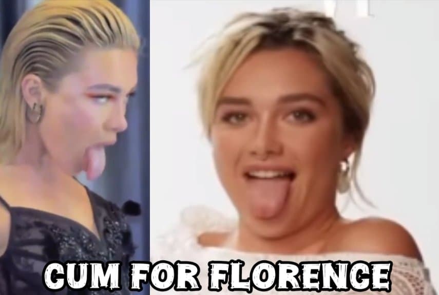 Florence Pugh Face Porn (Split Screen)