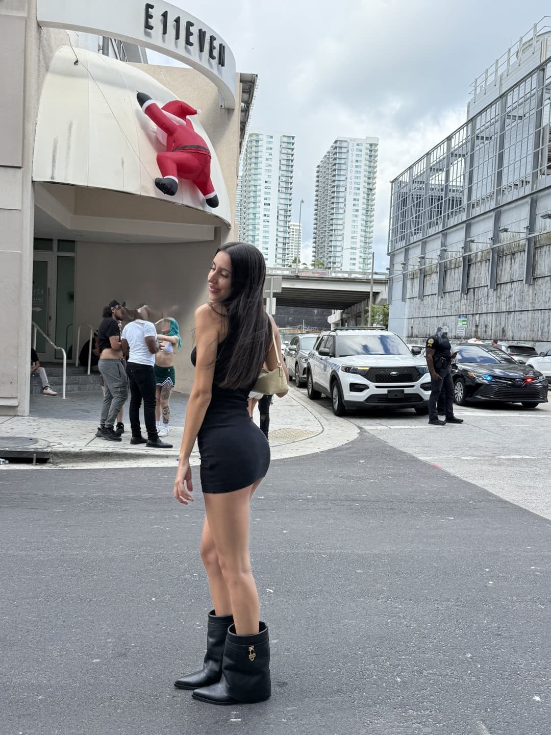 If this view distracted you, that was the plan