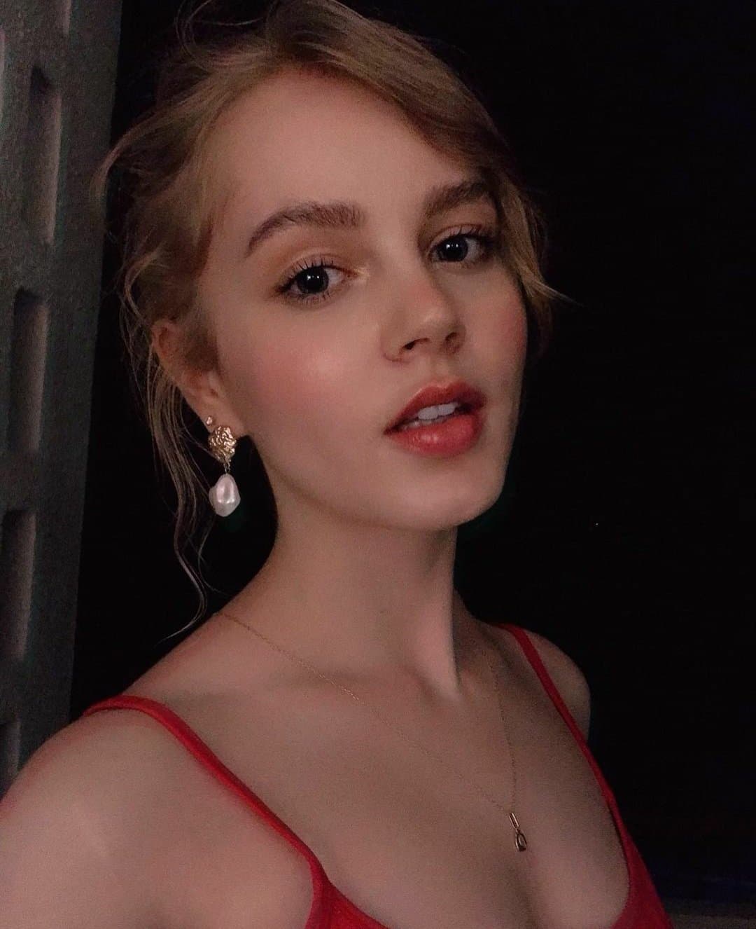 Hot Skinny Blonde with Perfect Feet and Legs