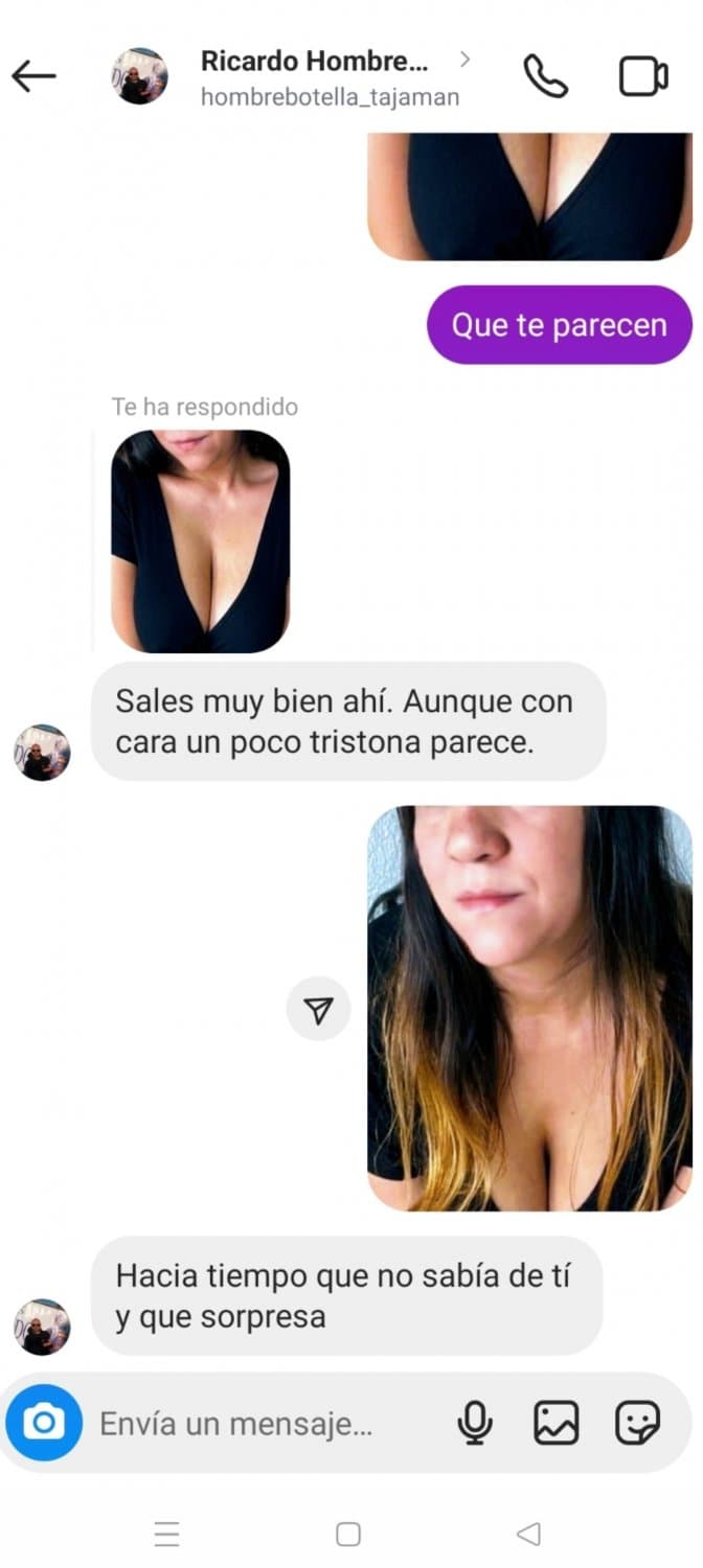 La exmujer de un amigo le escribe y el amigo se lo goza con la cerda (María Jesús Mata)