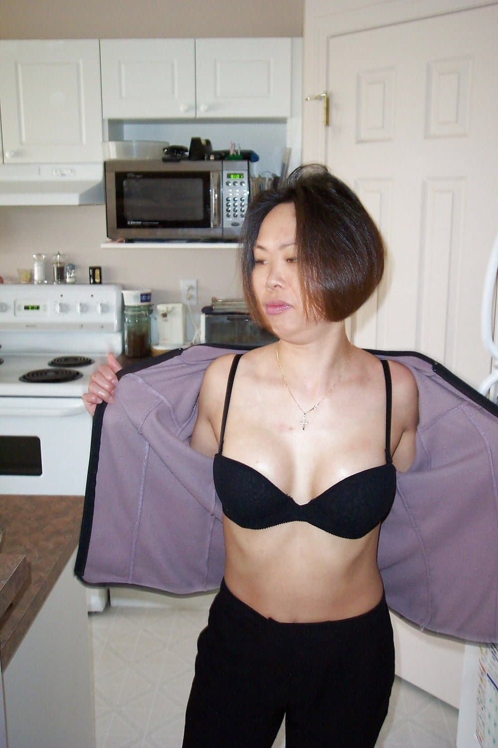 Asian wife Innocent to full on tongue pierced cum facial webslut