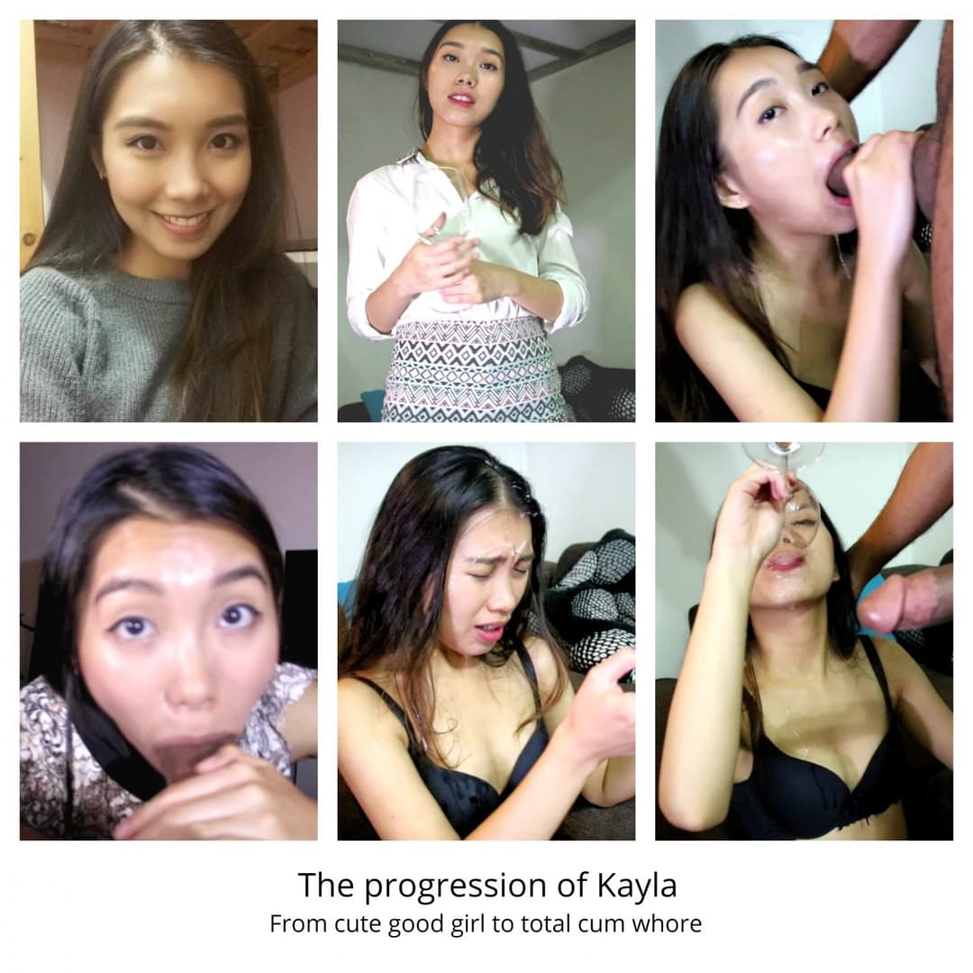 Yan Lee asian has a preference for a black big cock (blowjob, gagging, swallow)