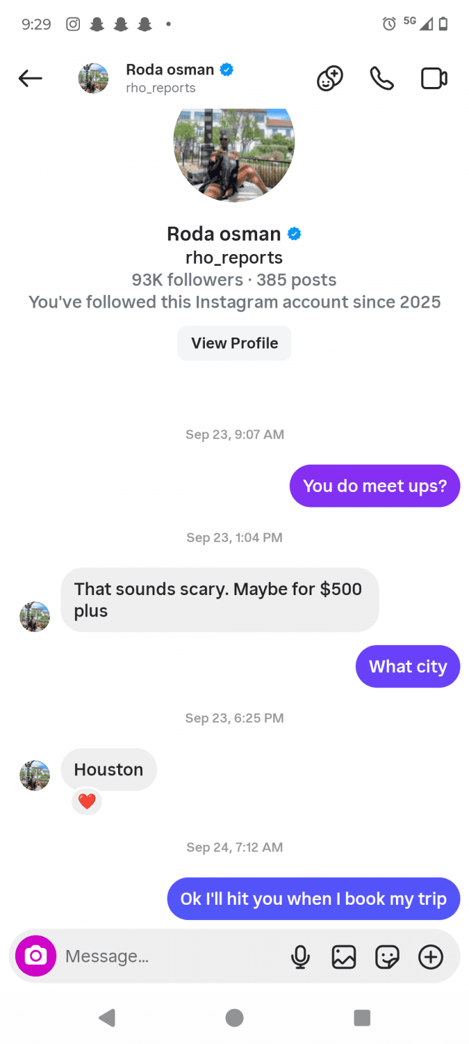 Brick Lady Was Supposed to Let Me Fuck When I Came to HTX But Now She in Jail With Social Media Ban