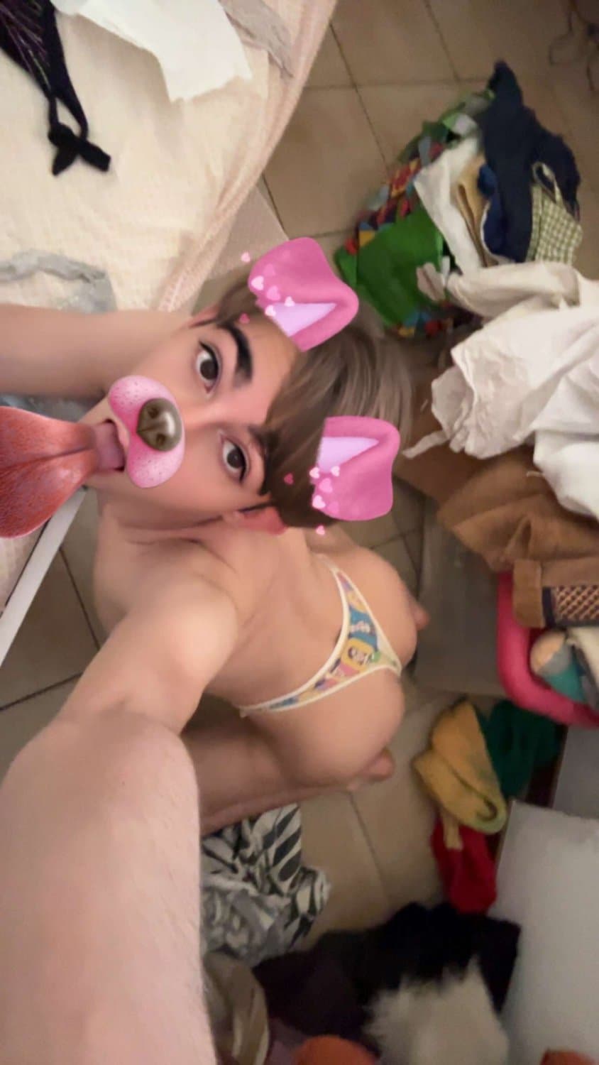 Dirty little femboy slut keeps pretending he doesn’t enjoy dressing like a little girl