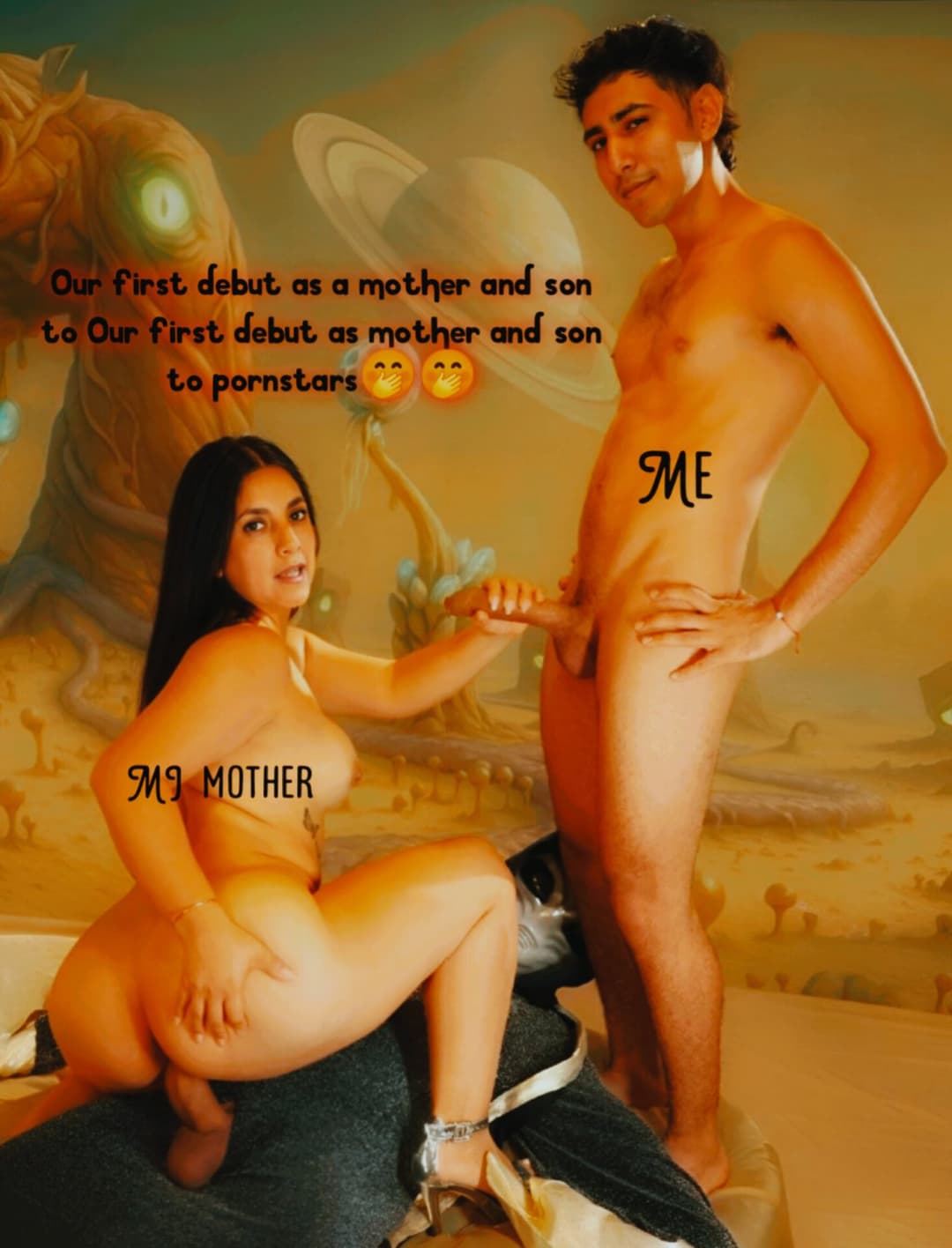 My mother and I caption sex❤️❤️