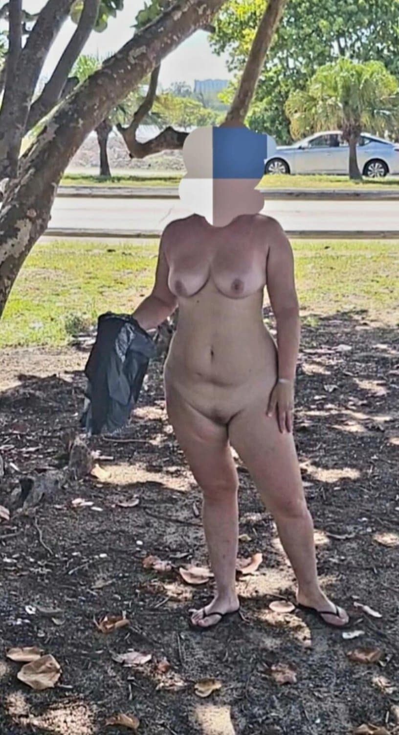 Wife Risky Public Nudity-PublicNudeWife