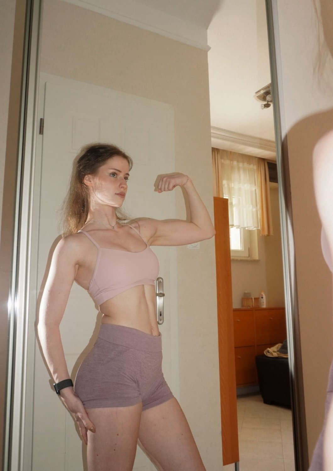 Mira pretty girl , great mirror selfies...Mira so cute and very sexy !!!