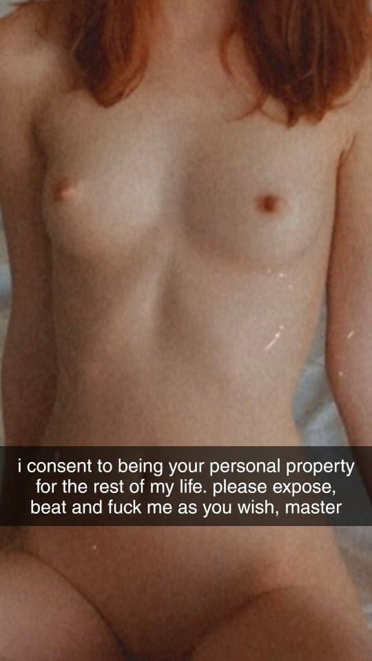 Sophia is such a defeated little webslut and got totally enslaved. Training continues.