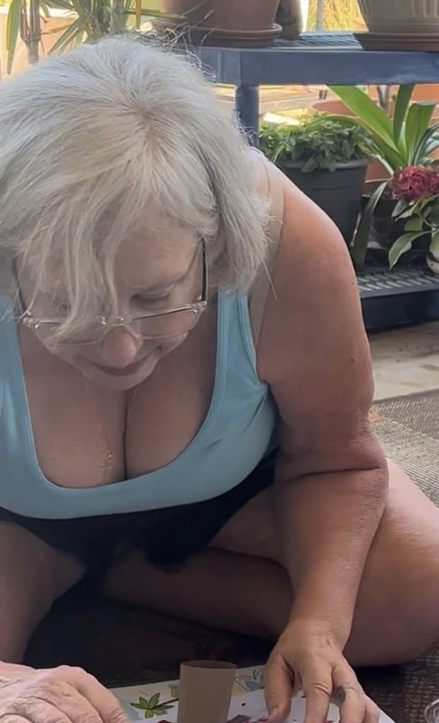 Would you fuck this thick white granny? She loves Latino men too